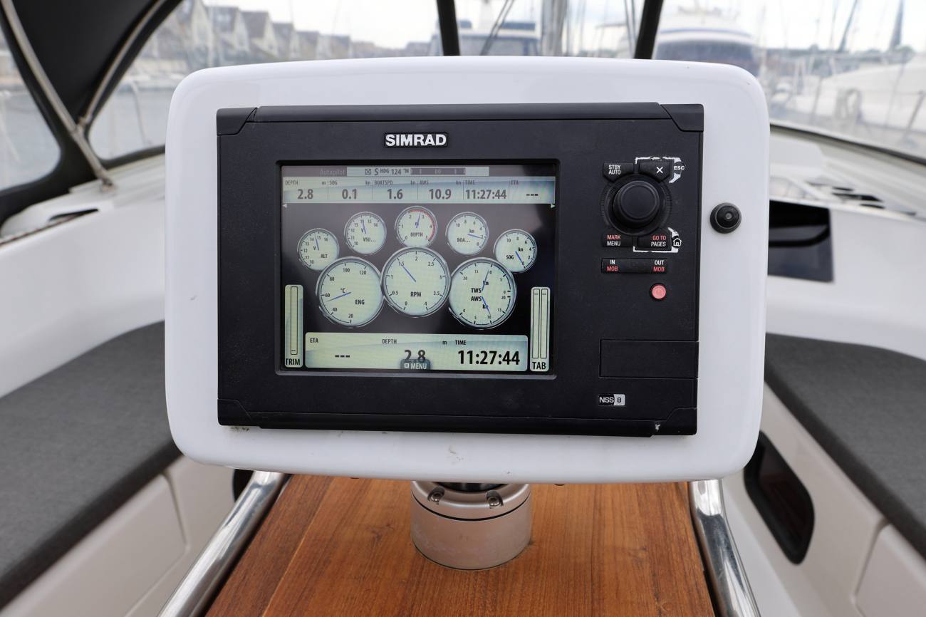 Engine controls on plotter