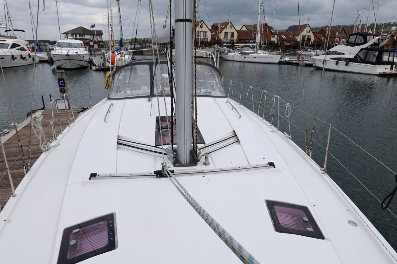 Coachroof and self tacker track