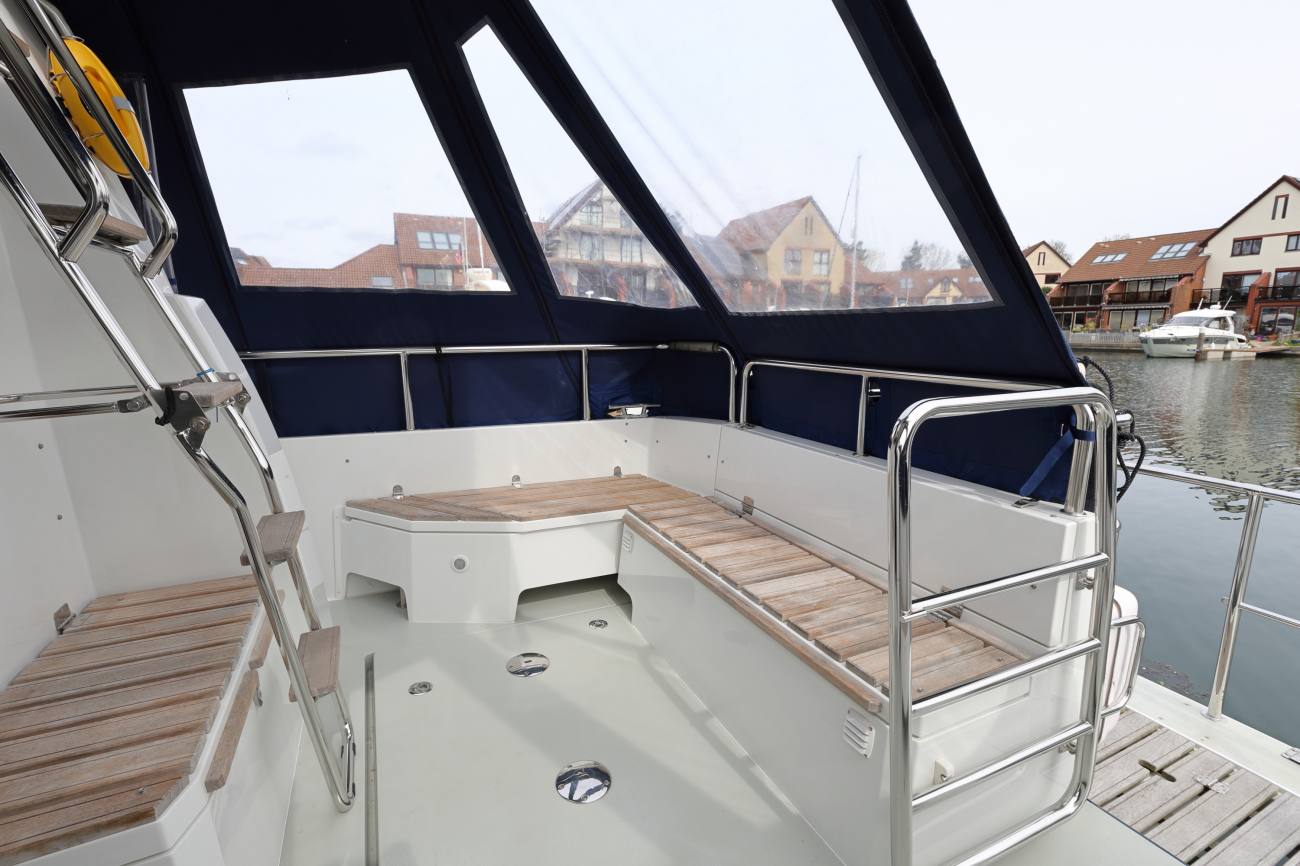 Sargo 36 Fly Memsahib Aft Deck