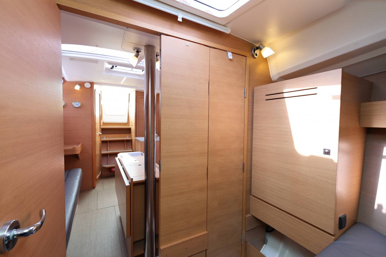 Looking aft from fore cabin