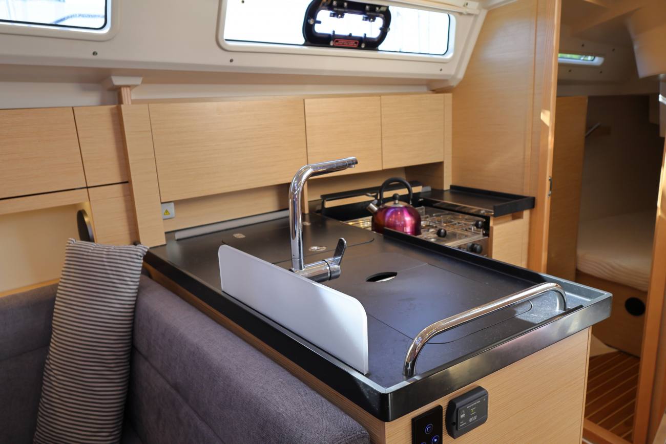 Galley looking aft