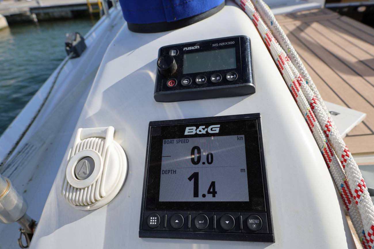 Port side helm instruments